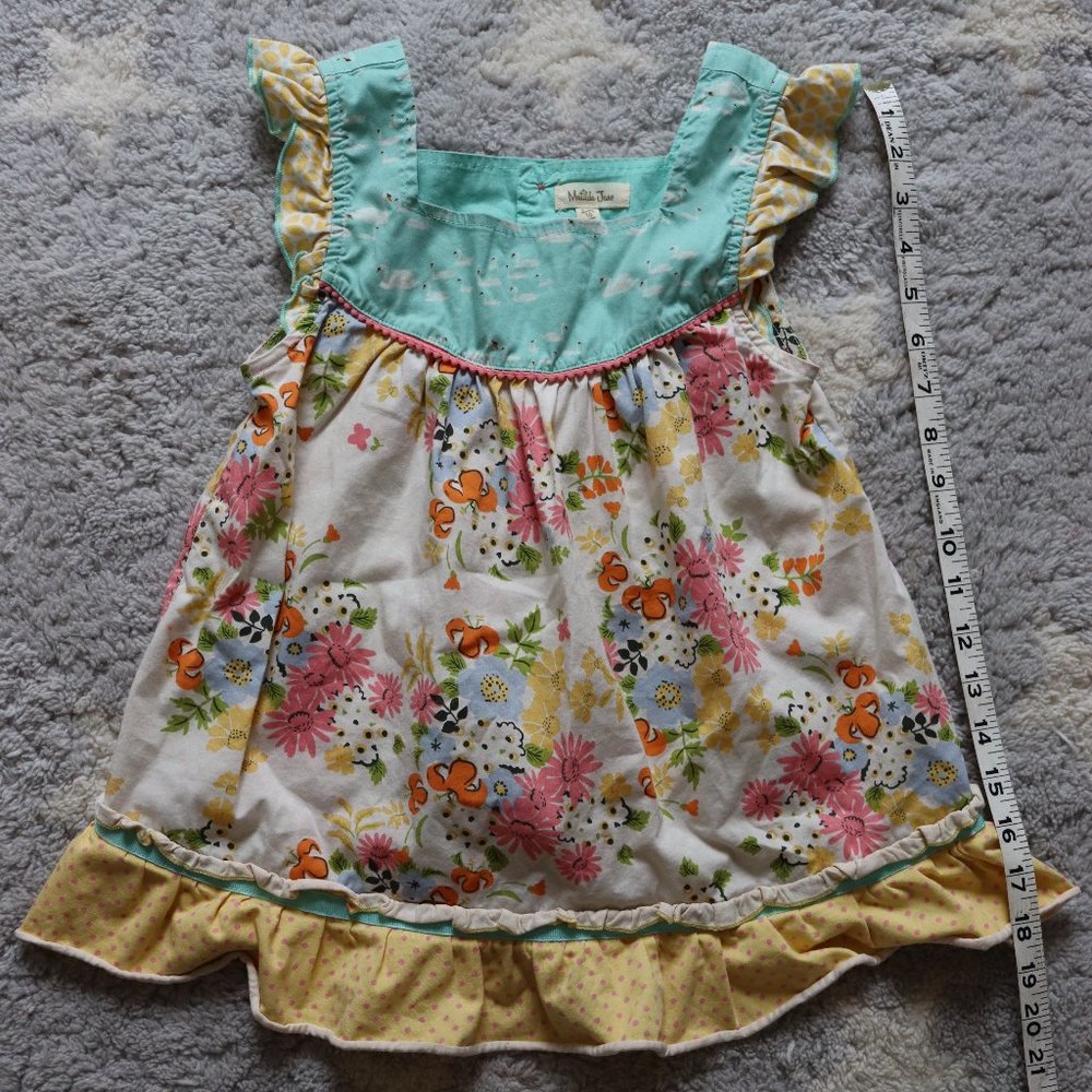 Matilda Jane Tunic (Swans and Flowers) Size 10